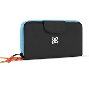 Sherpani NWT Tulum Long Black Wallet RFID-blocking technology for security